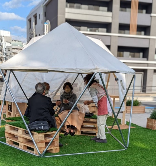 道路空間活用の実証実験イベント事例