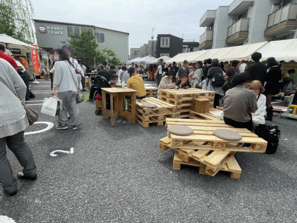 複合施設の屋外イベント事例